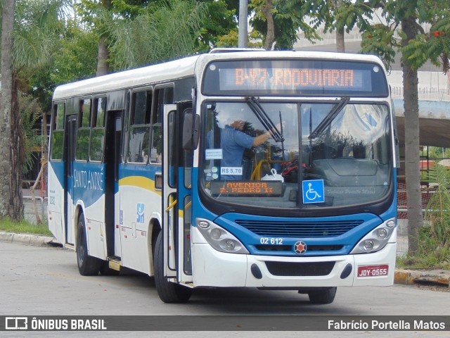 Viação Vaz 02 612 na cidade de Santo André, São Paulo, Brasil, por Fabrício Portella Matos. Número da foto: #11860272.