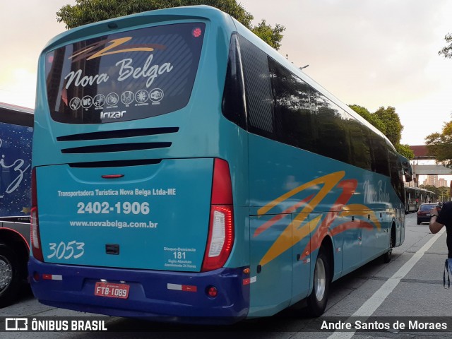 Nova Belga Transportadora Turística 3053 na cidade de São Paulo, São Paulo, Brasil, por Andre Santos de Moraes. ID da foto: 11859219.