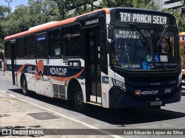 Viação Novacap C51591 na cidade de Rio de Janeiro, Rio de Janeiro, Brasil, por Luiz Eduardo Lopes da Silva. ID da foto: 11858204.