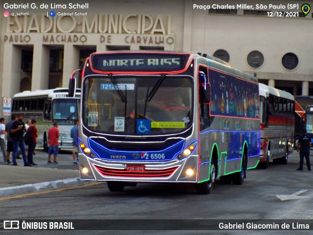 Transcooper > Norte Buss 2 6506 na cidade de São Paulo, São Paulo, Brasil, por Gabriel Giacomin de Lima. Número da foto: #11858869.