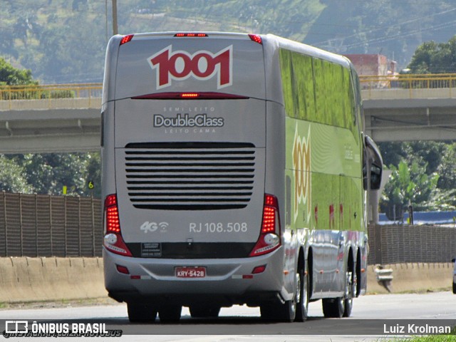 Auto Viação 1001 RJ 108.508 na cidade de Aparecida, São Paulo, Brasil, por Luiz Krolman. ID da foto: 11861415.