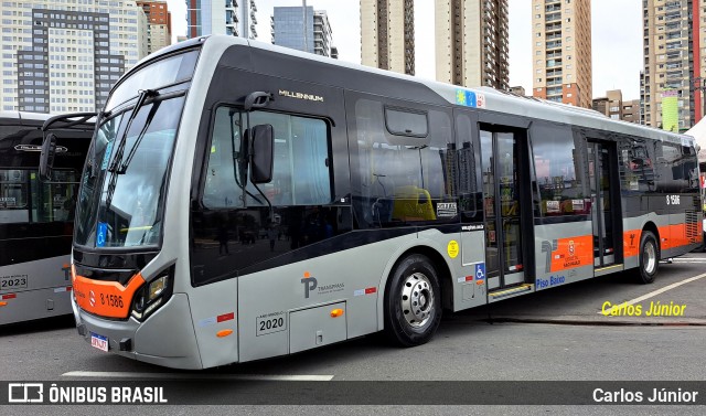 TRANSPPASS - Transporte de Passageiros 8 1586 na cidade de Barueri, São Paulo, Brasil, por Carlos Júnior. ID da foto: 11862054.