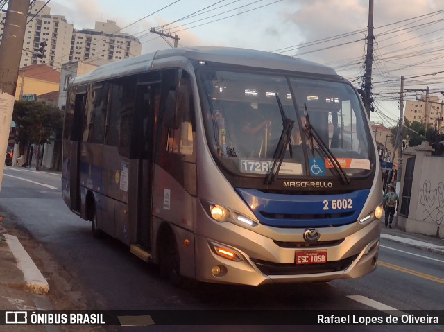 Transcooper > Norte Buss 2 6002 na cidade de São Paulo, São Paulo, Brasil, por Rafael Lopes de Oliveira. Número da foto: #11863202.