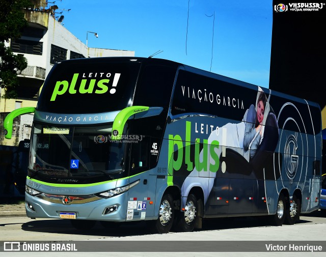 Viação Garcia 88197 na cidade de Rio de Janeiro, Rio de Janeiro, Brasil, por Victor Henrique. ID da foto: 11862790.