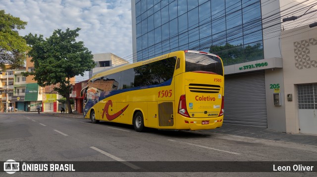 Coletivo Transportes 1505 na cidade de Caruaru, Pernambuco, Brasil, por Leon Oliver. Número da foto: #11861967.