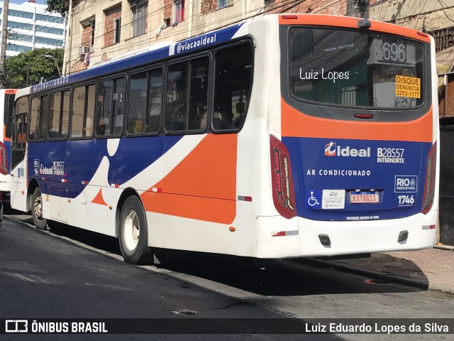 Viação Ideal B28557 na cidade de Rio de Janeiro, Rio de Janeiro, Brasil, por Luiz Eduardo Lopes da Silva. ID da foto: 11863222.