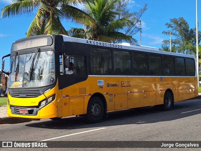 Real Auto Ônibus C41112 na cidade de Rio de Janeiro, Rio de Janeiro, Brasil, por Jorge Gonçalves. Número da foto: #11862055.