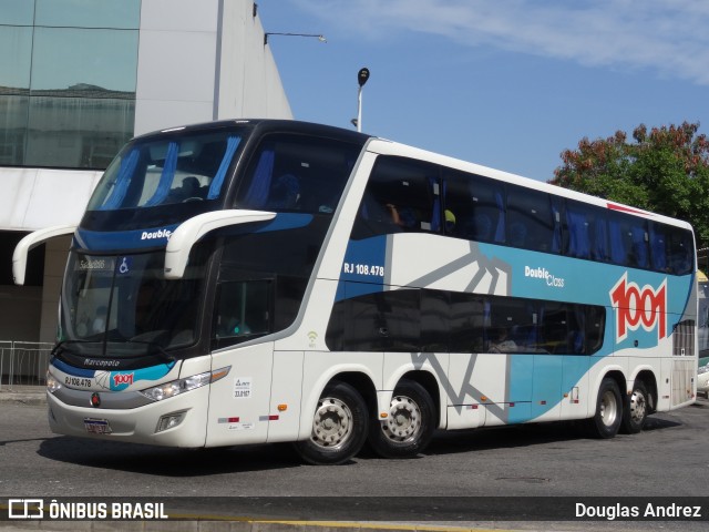 Auto Viação 1001 RJ 108.478 na cidade de Rio de Janeiro, Rio de Janeiro, Brasil, por Douglas Andrez. ID da foto: 11864341.