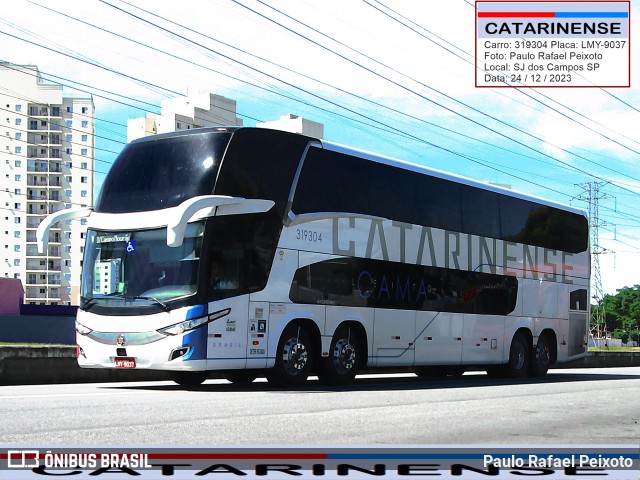 Auto Viação Catarinense 319304 na cidade de São José dos Campos, São Paulo, Brasil, por Paulo Rafael Peixoto. ID da foto: 11863654.