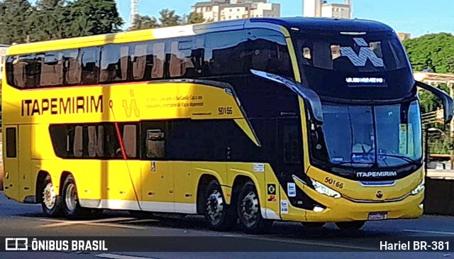 Viação Itapemirim 50166 na cidade de Betim, Minas Gerais, Brasil, por Hariel BR-381. ID da foto: 11865027.