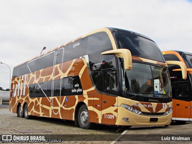 UTIL - União Transporte Interestadual de Luxo 11509 na cidade de Juiz de Fora, Minas Gerais, Brasil, por Luiz Krolman. Número da foto: #11864745.