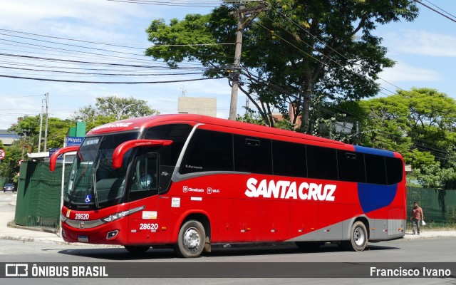 Viação Santa Cruz 28620 na cidade de São Paulo, São Paulo, Brasil, por Francisco Ivano. ID da foto: 11866764.