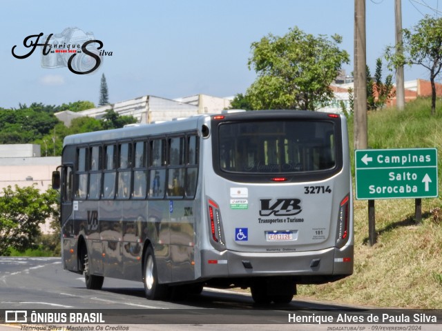 VB Transportes e Turismo 32714 na cidade de Indaiatuba, São Paulo, Brasil, por Henrique Alves de Paula Silva. Número da foto: #11865572.