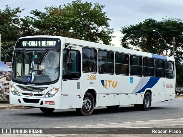JTU - Jacareí Transporte Urbano 2.650 na cidade de Jacareí, São Paulo, Brasil, por Robson Prado. Número da foto: #11866584.