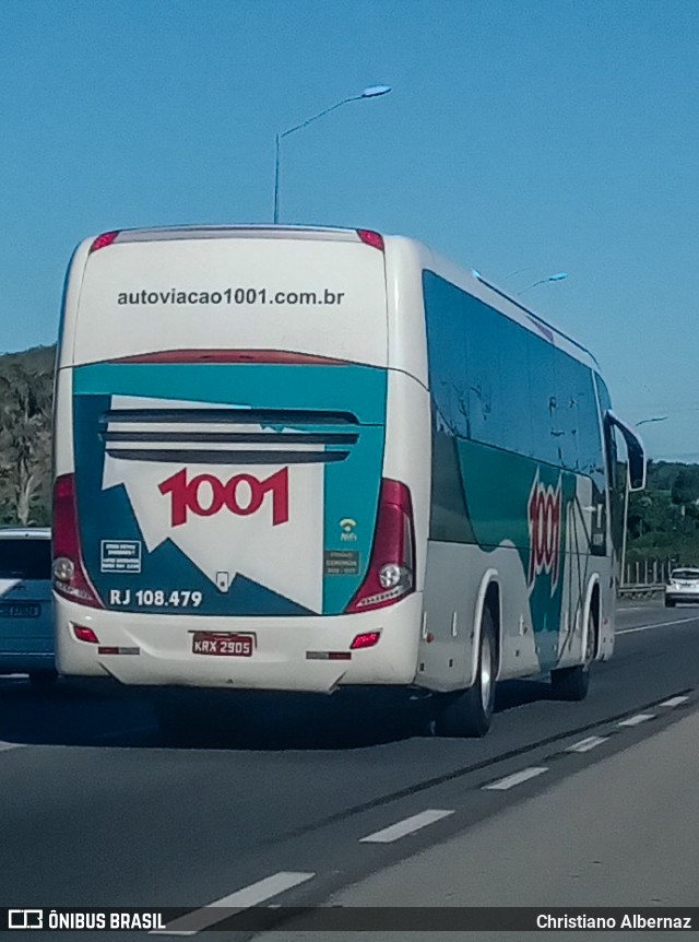 Auto Viação 1001 RJ 108.479 na cidade de Rio Bonito, Rio de Janeiro, Brasil, por Christiano Albernaz. Número da foto: #11863616.