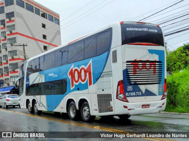 Auto Viação 1001 RJ 108.713 na cidade de Macaé, Rio de Janeiro, Brasil, por Victor Hugo Gerhardt Leandro de Nantes. ID da foto: 11865476.