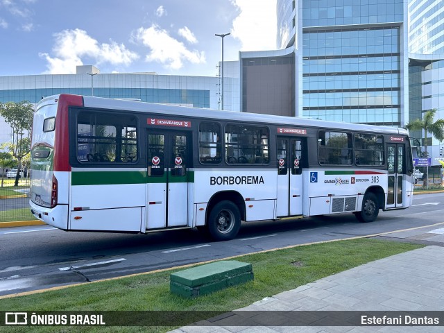 Borborema Imperial Transportes 303 na cidade de Recife, Pernambuco, Brasil, por Estefani Dantas. ID da foto: 11863610.