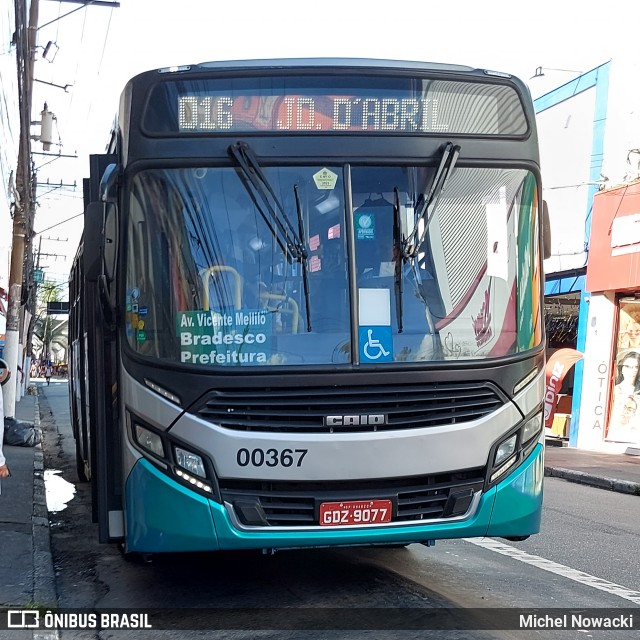 Auto Viação Urubupungá 00367 na cidade de Osasco, São Paulo, Brasil, por Michel Nowacki. Número da foto: #11866462.