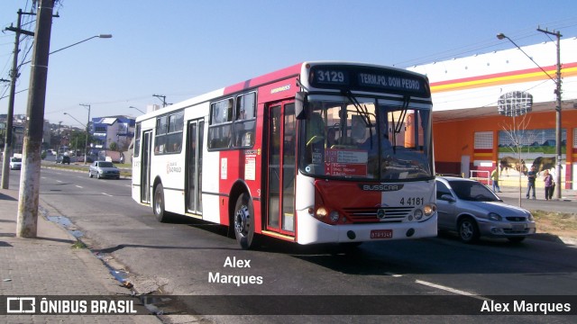 Nova Aliança  4 > Empresa de Transportes Novo Horizonte 4 4181 na cidade de São Paulo, São Paulo, Brasil, por Alex Marques. Número da foto: #11864081.