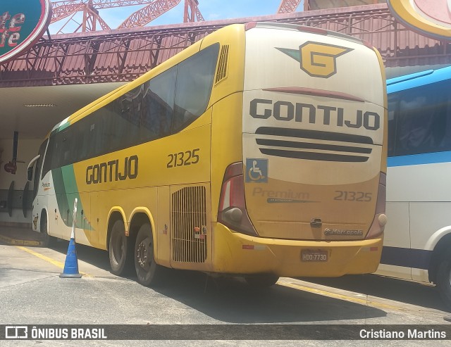 Empresa Gontijo de Transportes 21325 na cidade de Ribeirão Preto, São Paulo, Brasil, por Cristiano Martins. ID da foto: 11866632.