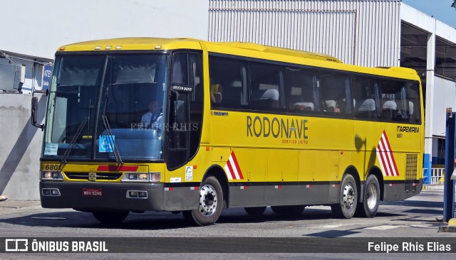 Viação Itapemirim 6801 na cidade de Rio de Janeiro, Rio de Janeiro, Brasil, por Felipe Rhis Elias. Número da foto: #11866540.