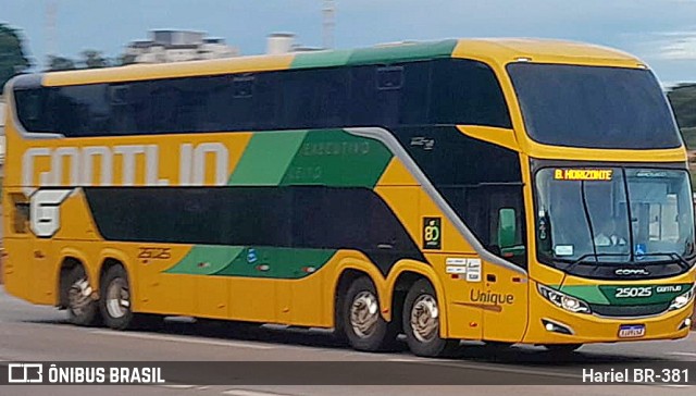 Empresa Gontijo de Transportes 25025 na cidade de Betim, Minas Gerais, Brasil, por Hariel BR-381. Número da foto: #11866857.