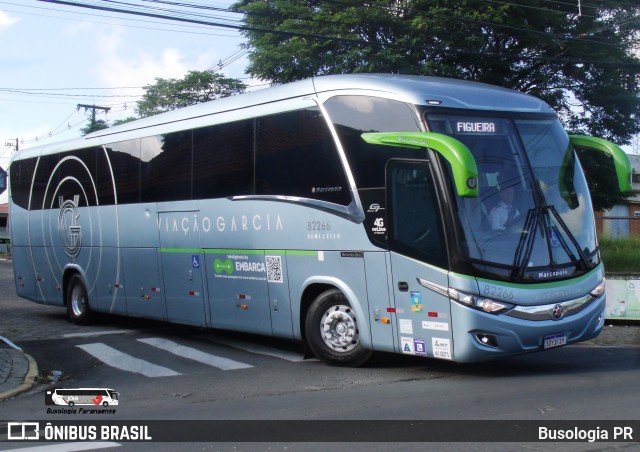 Viação Garcia 82266 na cidade de Figueira, Paraná, Brasil, por Busologia PR. Número da foto: #11863462.