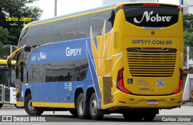 Nobre Turismo 2303 na cidade de Goiânia, Goiás, Brasil, por Carlos Júnior. Número da foto: #11866120.