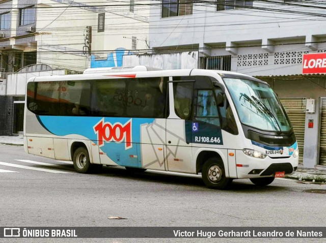 Auto Viação 1001 RJ 108.646 na cidade de Macaé, Rio de Janeiro, Brasil, por Victor Hugo Gerhardt Leandro de Nantes. ID da foto: 11865473.