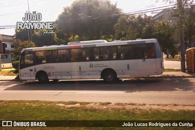Viação Redentor C47522 na cidade de Rio de Janeiro, Rio de Janeiro, Brasil, por João Lucas Rodrigues da Cunha. Número da foto: #11863584.