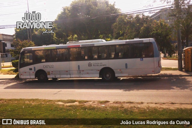 Viação Redentor C47522 na cidade de Rio de Janeiro, Rio de Janeiro, Brasil, por João Lucas Rodrigues da Cunha. ID da foto: 11863584.