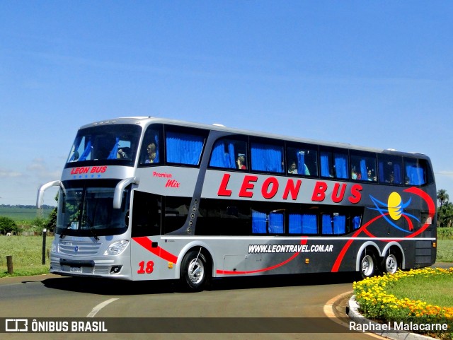 Leon Bus 18 na cidade de Barretos, São Paulo, Brasil, por Raphael Malacarne. ID da foto: 11866853.