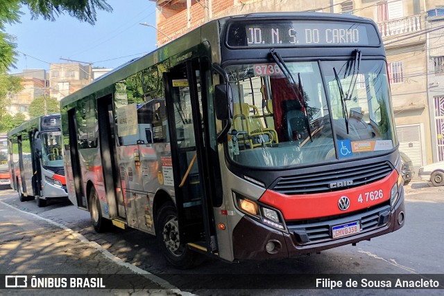 Pêssego Transportes 4 7626 na cidade de São Paulo, São Paulo, Brasil, por Filipe de Sousa Anacleto. Número da foto: #11865758.