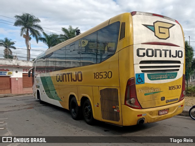 Empresa Gontijo de Transportes 18530 na cidade de Sete Lagoas, Minas Gerais, Brasil, por Tiago Reis. ID da foto: 11863692.