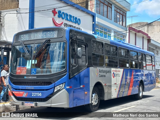 Viação Cidade de Caieiras 22.156 na cidade de Franco da Rocha, São Paulo, Brasil, por Matheus Neri dos Santos. Número da foto: #11864848.