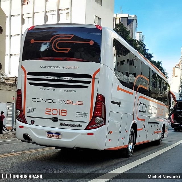 Conecta Bus Fretamentos 2018 na cidade de São Paulo, São Paulo, Brasil, por Michel Nowacki. ID da foto: 11866574.