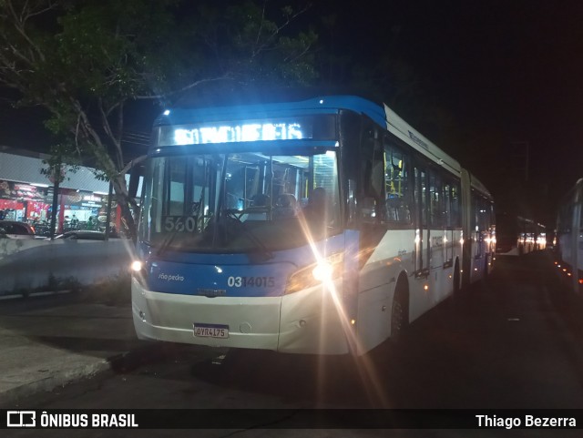 Viação São Pedro 0314015 na cidade de Manaus, Amazonas, Brasil, por Thiago Bezerra. Número da foto: #11866658.