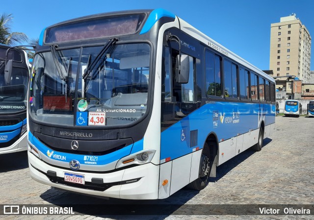 Viação Verdun B71021 na cidade de Rio de Janeiro, Rio de Janeiro, Brasil, por Victor  Oliveira. Número da foto: #11863838.