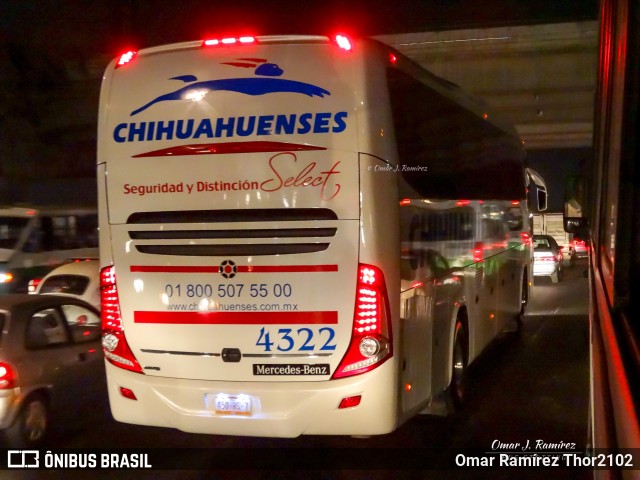 Transportes Chihuahuenses 4322 na cidade de Gustavo A. Madero, Ciudad de México, México, por Omar Ramírez Thor2102. Número da foto: #11865106.
