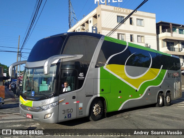 Brasil Sul Linhas Rodoviárias 3150 na cidade de Balneário Camboriú, Santa Catarina, Brasil, por Andrey  Soares Vassão. ID da foto: 11867592.