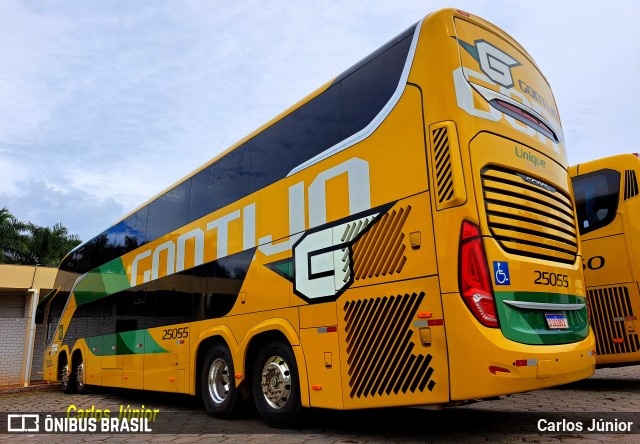 Empresa Gontijo de Transportes 25055 na cidade de Goiânia, Goiás, Brasil, por Carlos Júnior. ID da foto: 11867172.