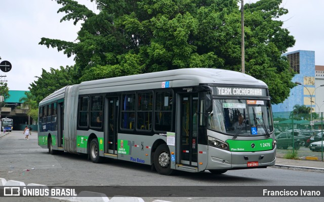 Viação Gato Preto 1 2476 na cidade de São Paulo, São Paulo, Brasil, por Francisco Ivano. ID da foto: 11867053.