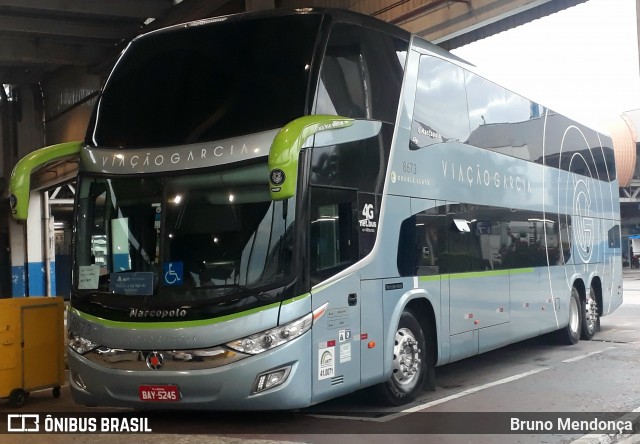 Viação Garcia 8673 na cidade de Rio de Janeiro, Rio de Janeiro, Brasil, por Bruno Mendonça. Número da foto: #11868964.