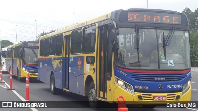 Auto Viação Reginas RJ 110.389 na cidade de Magé, Rio de Janeiro, Brasil, por Caio Bus_MG. Número da foto: #11867238.