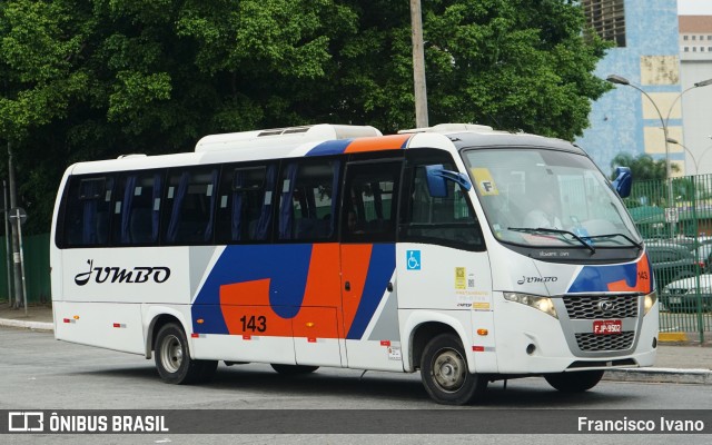 Jumbo Turismo 143 na cidade de São Paulo, São Paulo, Brasil, por Francisco Ivano. ID da foto: 11867064.