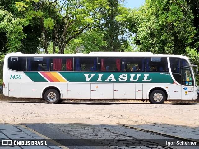 Viasul - Auto Viação Venâncio Aires 1450 na cidade de Lajeado, Rio Grande do Sul, Brasil, por Igor Scherner. ID da foto: 11867248.