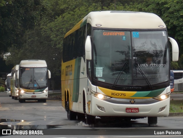 Empresa Gontijo de Transportes 16075 na cidade de Vitória, Espírito Santo, Brasil, por Luan Peixoto. ID da foto: 11868891.