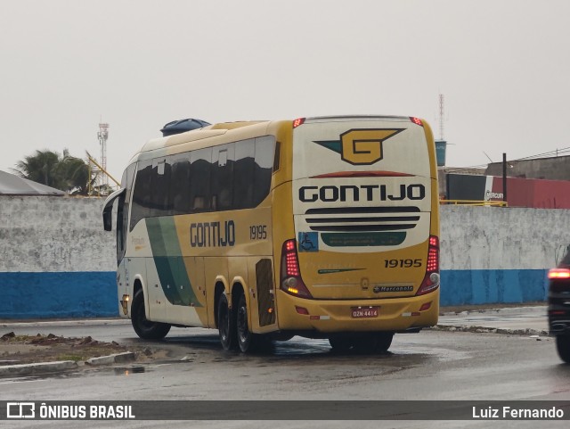 Empresa Gontijo de Transportes 19195 na cidade de Maceió, Alagoas, Brasil, por Luiz Fernando. ID da foto: 11868655.