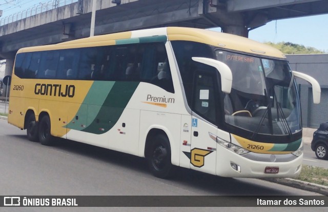 Empresa Gontijo de Transportes 21260 na cidade de Salvador, Bahia, Brasil, por Itamar dos Santos. ID da foto: 11867368.