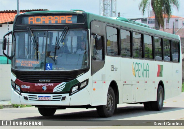 Viação Penha 0561047 na cidade de Fortaleza, Ceará, Brasil, por David Candéa. Número da foto: #11871225.